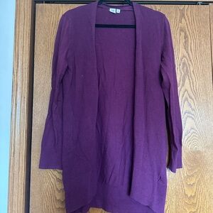 GAP Women's Rich Purple Cardigan